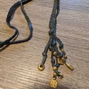 Noonday Collection Braided Rope Necklace with Pendants